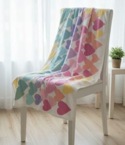 Cozy Heart Terry Towel