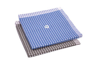 Small Checked Bath Towel (Combo Set of 2)