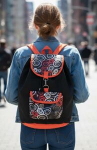Non Faded Digital Print Backpack